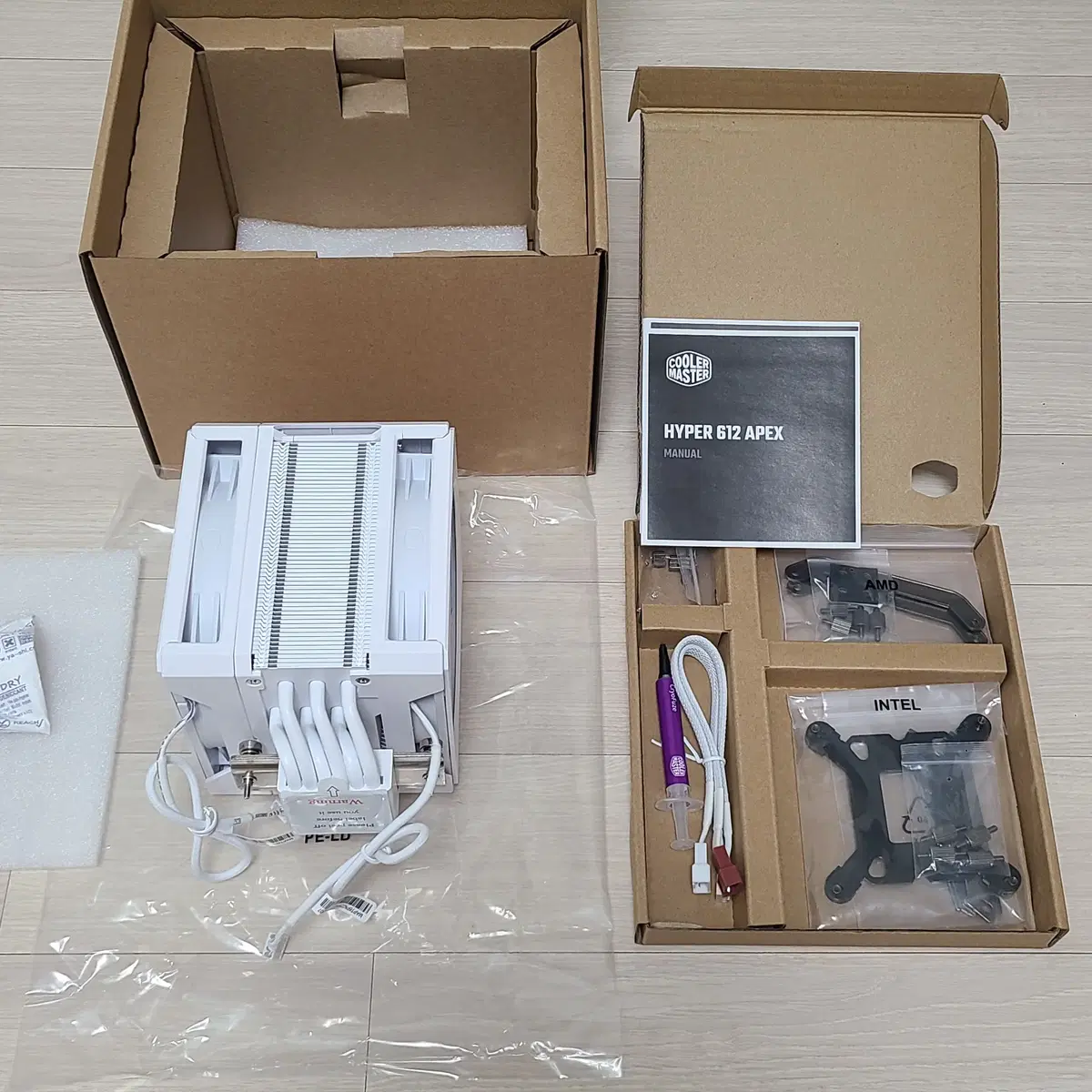 クーラーマスターハイパー 612 アペックスホワイト CPU エアクーラー